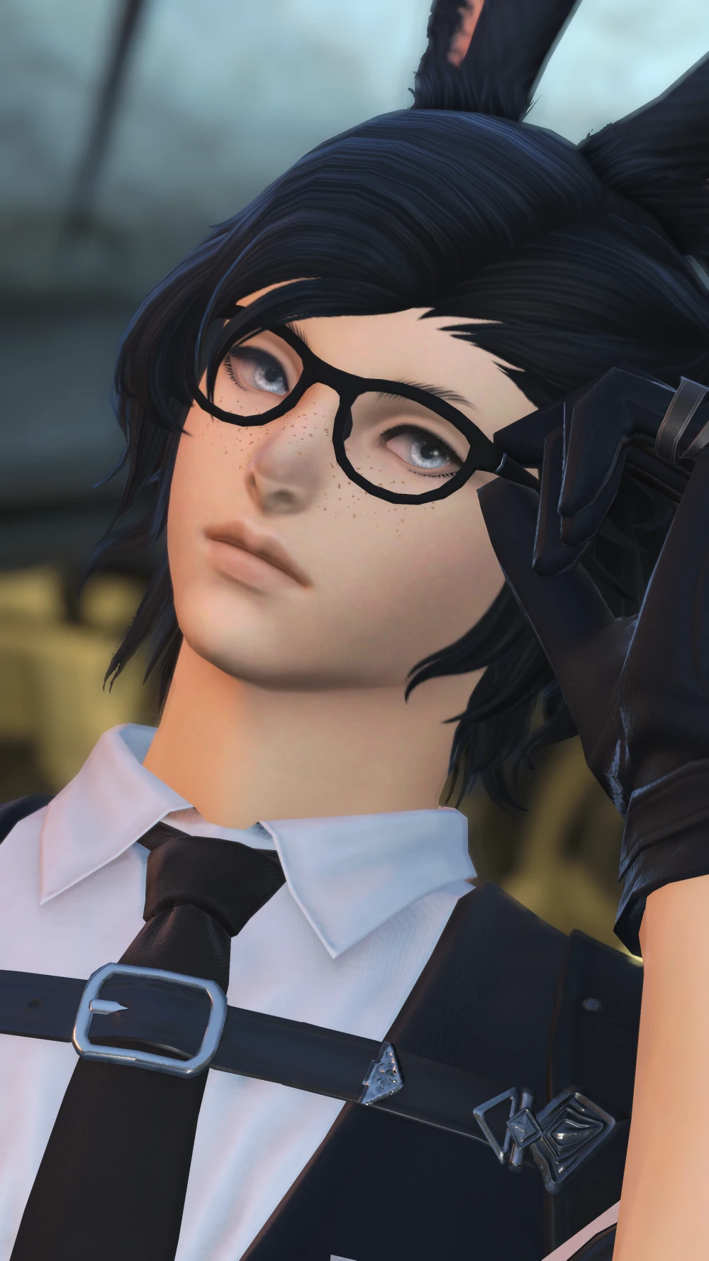 Bunnay with glasses (ktisis gpose)